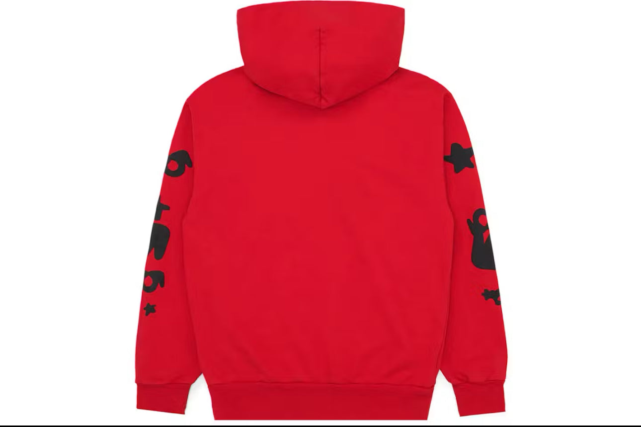 SP5DER RED HOODIE